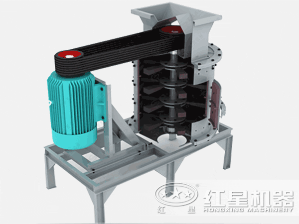 立式破碎機原理圖
